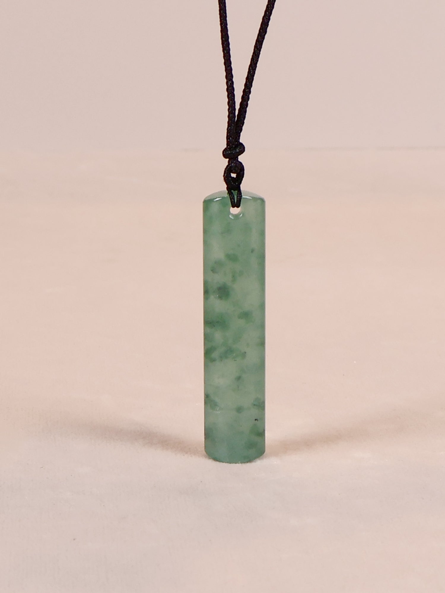 Green Burma Jade Pendant Necklace
