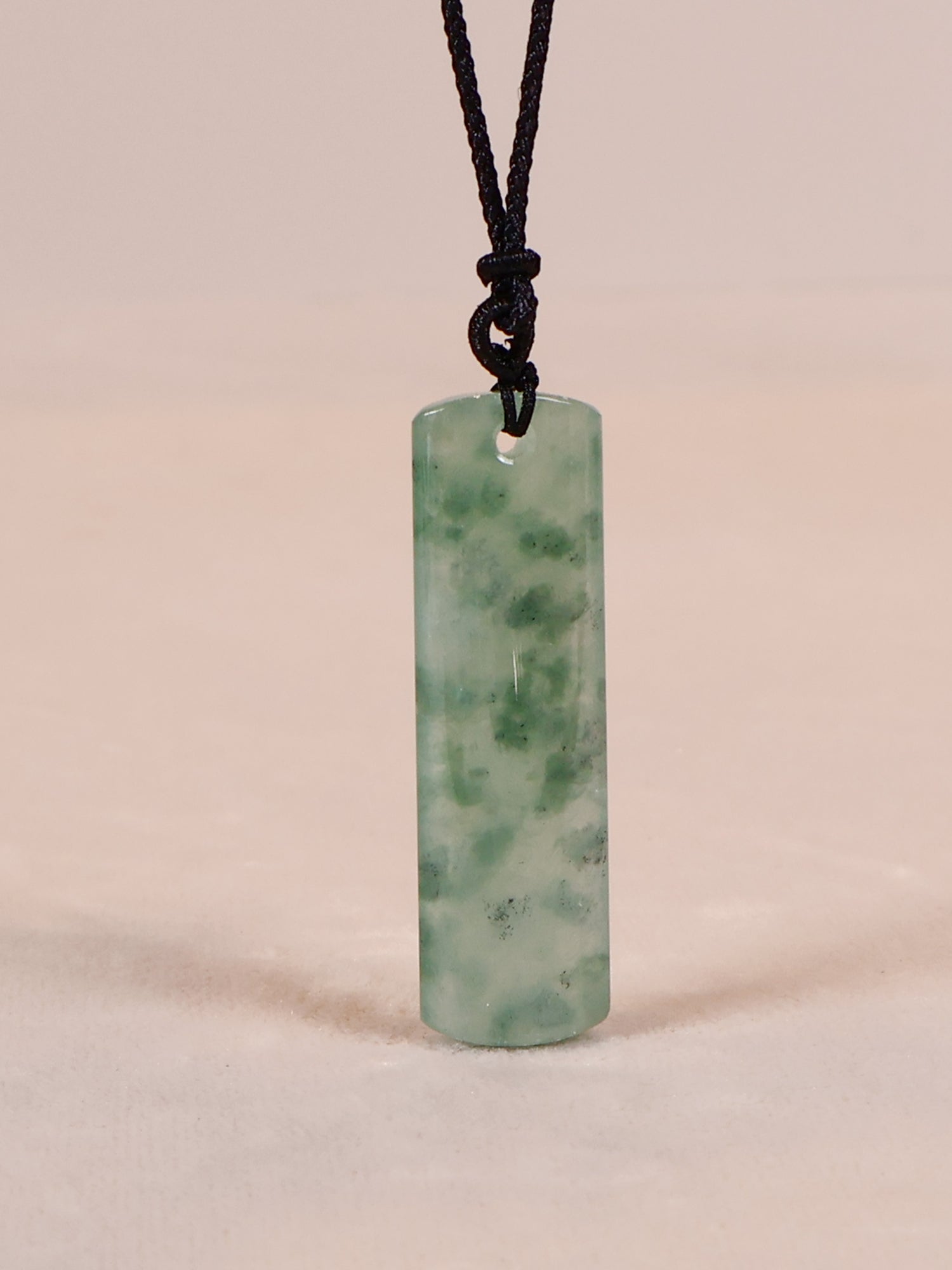 Green Burma Jade Pendant Necklace