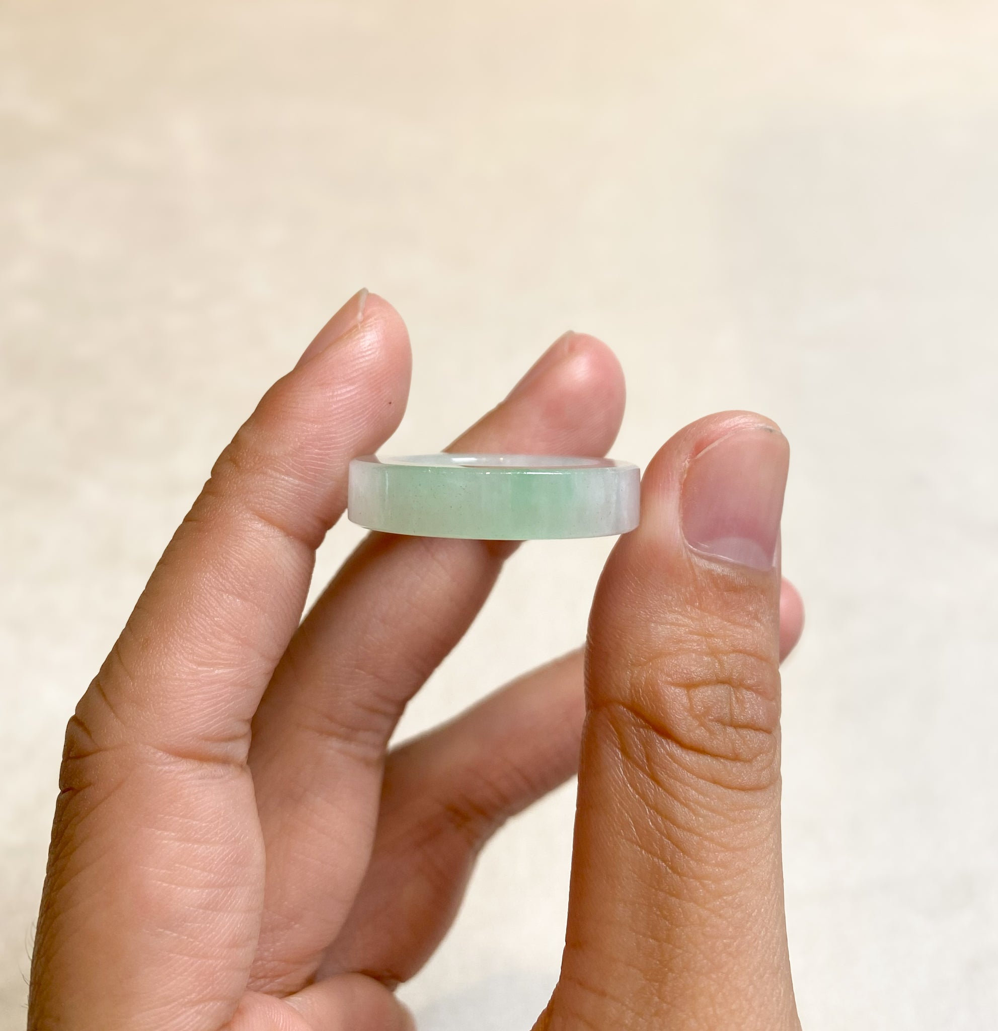 Gransky Natural Untreated A Grade Burma Jadeite Ring