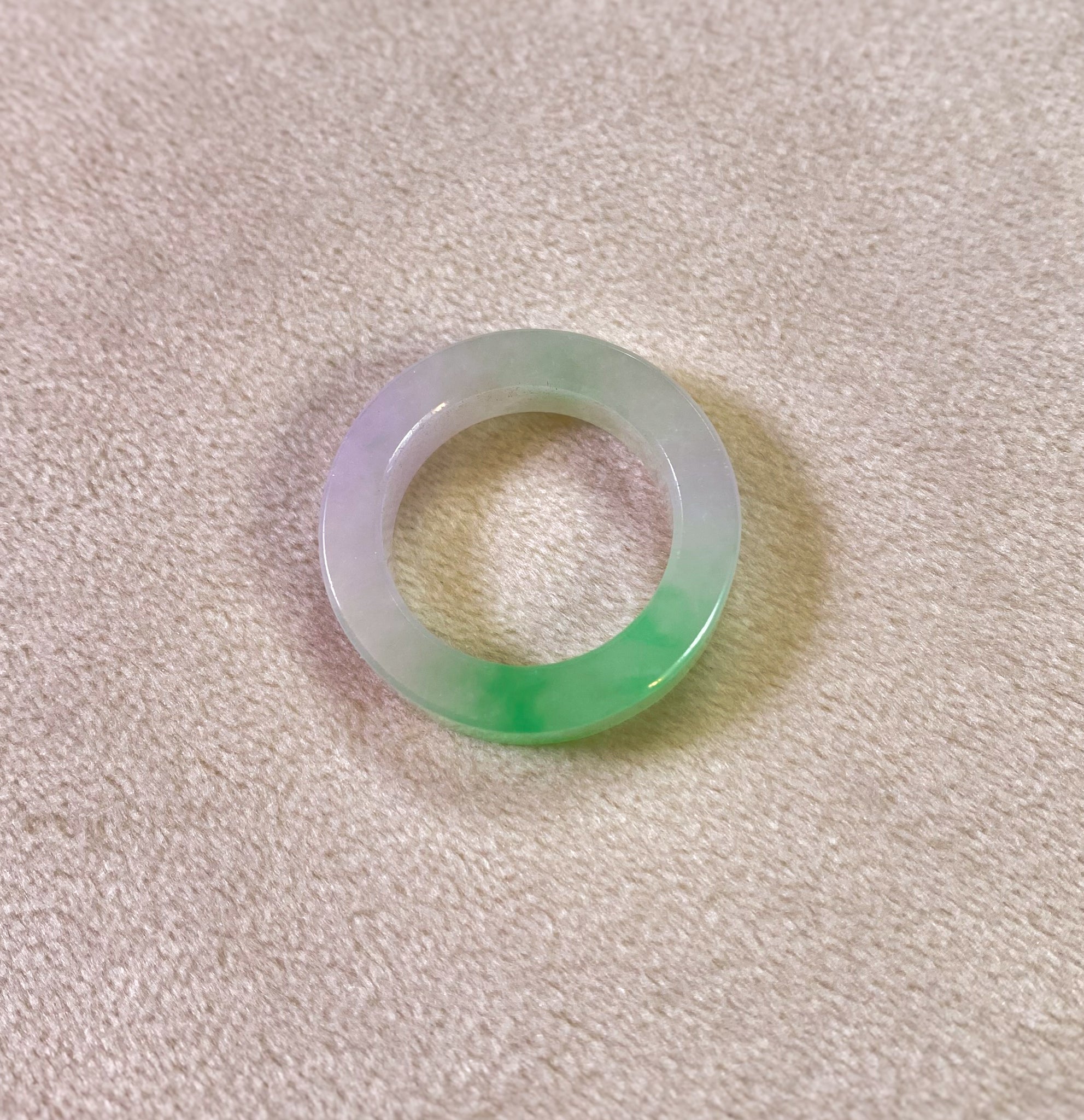 Gransky Natural Untreated A Grade Burma Jadeite Ring