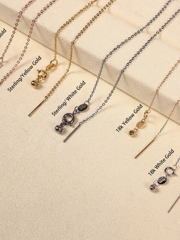 jade necklace chain material