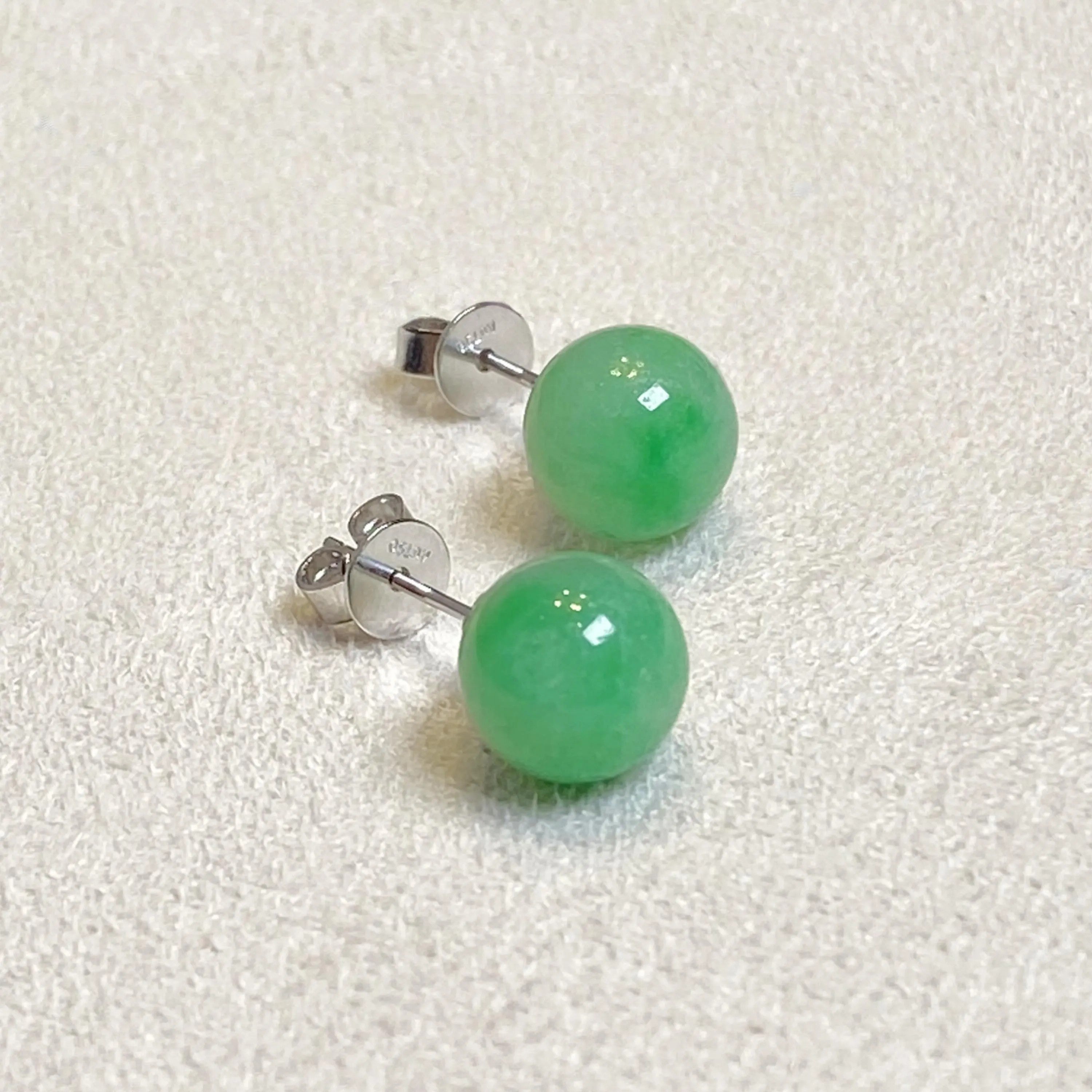 Jade Stud Earrings