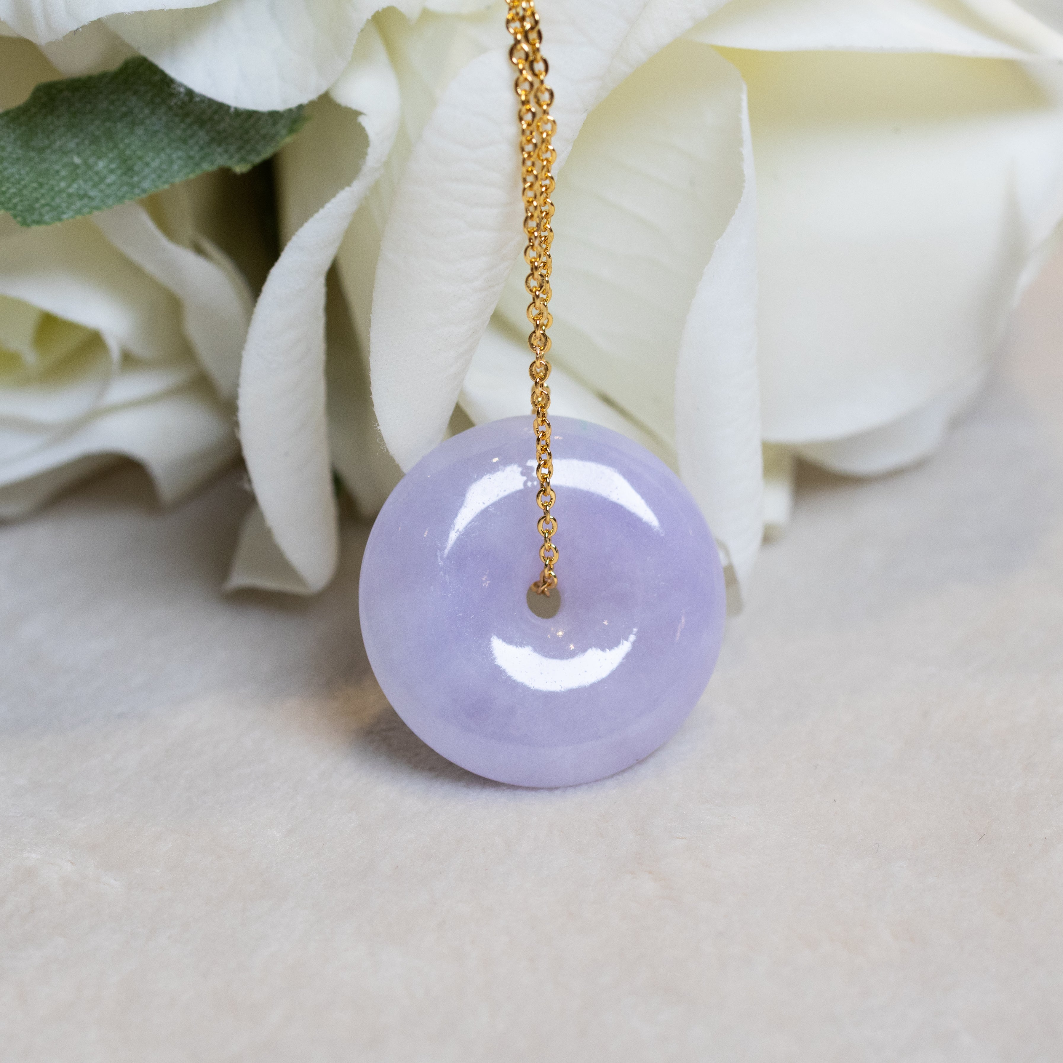 Purple Jade Necklace